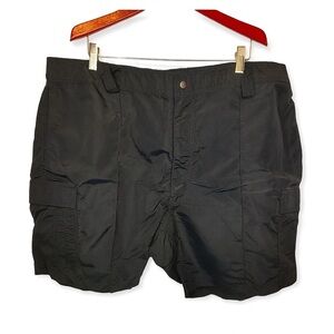 Mocean 4X Tactical Padded Cycling Cargo Shorts Black Nylon Utility Men’s 4XL